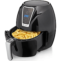 MediaMarkt KITCHENBROTHERS KB100696 - 3,5L - 1300W Airfryer Zwart aanbieding