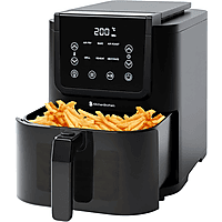 MediaMarkt KITCHENBROTHERS KB1004080 - 5L - 1500W Airfryer Zwart aanbieding