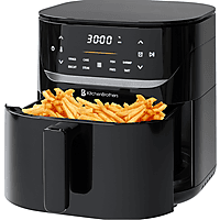 MediaMarkt KITCHENBROTHERS KB1004083 - 5L - 1500W Airfryer Zwart aanbieding