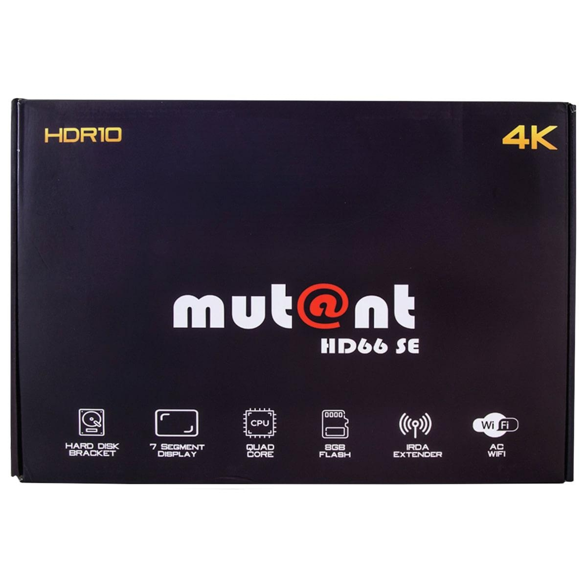 Schwarze Box mit Text und Symbolen, gekennzeichnet mit 'HDR10' und '4K'.