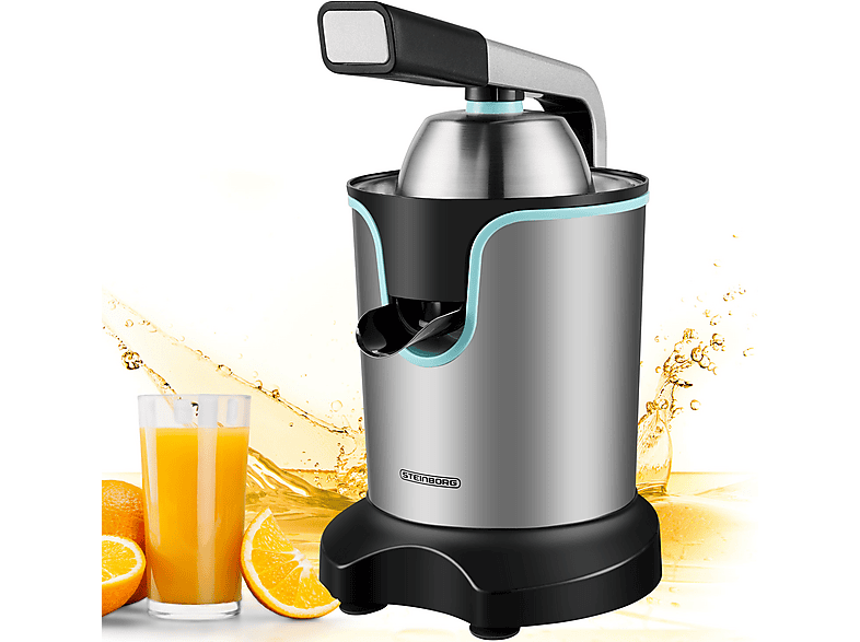 STEINBORG SB-7051 Zitruspresse 800 Watt, Edelstahl