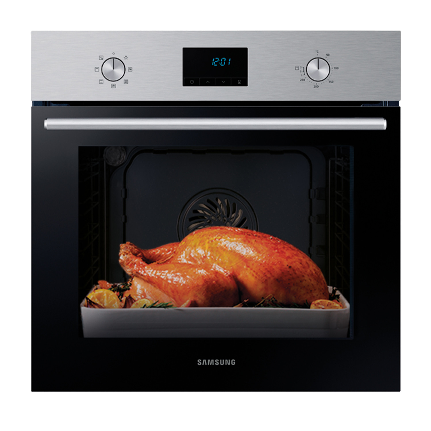 SAMSUNG NV68A1110BS/ET FORNO INCASSO Capacità 68,00 l, dimensoni: L 60 cm - A 59 cm - P 55 cm, Acciaio inox, classe A
