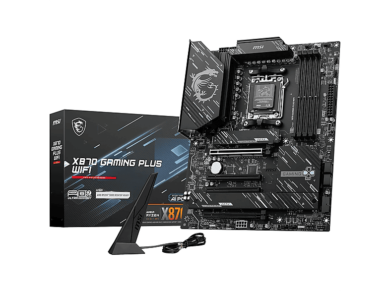 MSI X870 Gaming Plus Wi-Fi 8200MHz (OC) DDR5 M.2 HDMI X870 DDR5 ATX Anakart