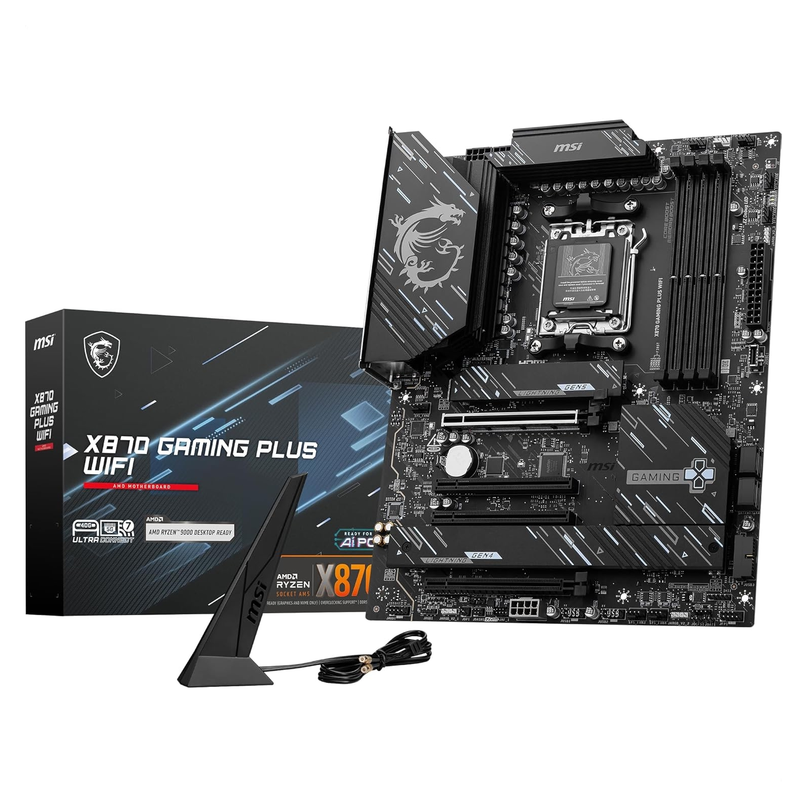 MSI X870 Gaming Plus Wi-Fi 8200MHz (OC) DDR5 M.2 HDMI AMD X870 DDR5 ATX Anakart