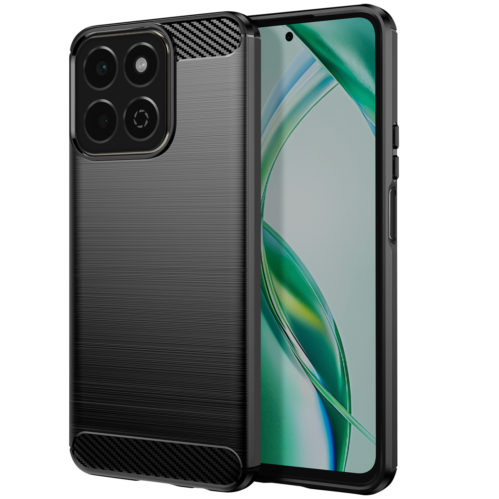 Un monopattino elettrico con informazioni sulla batteria e la velocità.