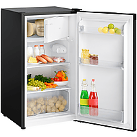 MediaMarkt KITCHENBROTHERS KB4034 - 81L - Vrijstaande Koelkast Zwart aanbieding