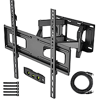 MediaMarkt AURONIC AU3135 - TV Beugel - Draaibaar en Kantelbaar Muurbeugel Zwart aanbieding