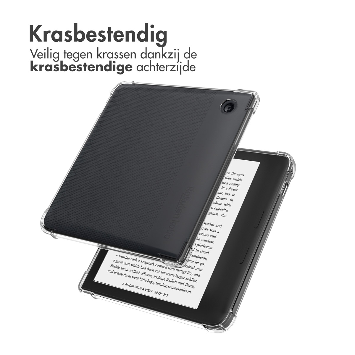 IMOSHION Clear Backcover - Compatible avec Kobo Libra Colour - Housse