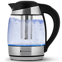 MediaMarkt KITCHENBROTHERS KB100721 Waterkoker Glas aanbieding