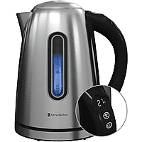 MediaMarkt KITCHENBROTHERS KB1004065 - 1,7L - met temperatuurregeling Waterkoker RVS aanbieding