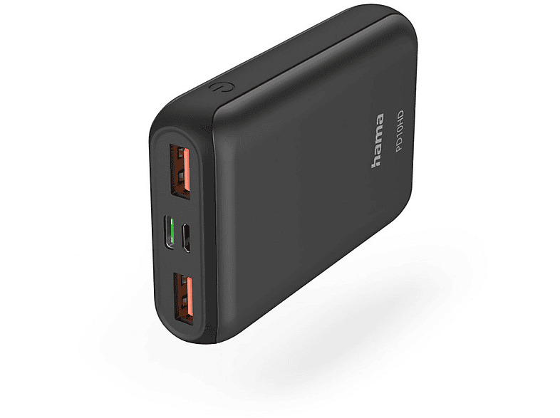 HAMA 201662 POWER PACK PD10-HD 10000MAH ANTHRAZIT Powerbank 10000 mAh Anthrazit