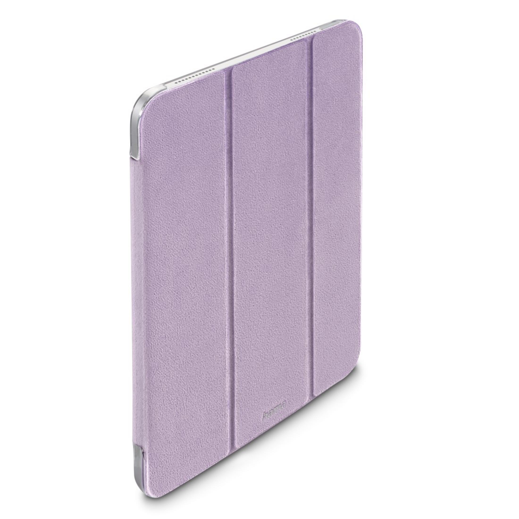 Lila Tablet-Hülle geschlossen. Hintergrund: weiß.