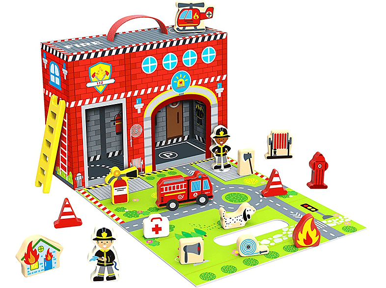 Tooky Toy Logisches Farben Holzspielzeug – 15 Doppelseitige Karten, 36 Monate+, Fördert Motorik & Kreativität