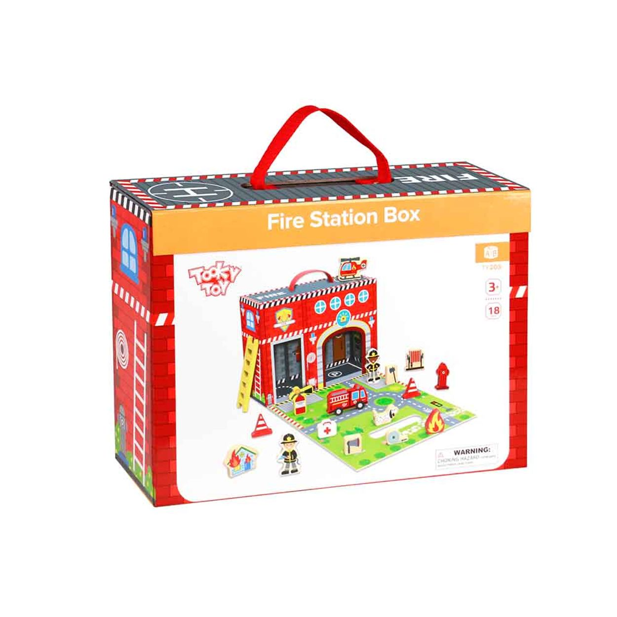 Tooky Toy Logisches Farben Holzspielzeug – 15 Doppelseitige Karten, 36 Monate+, Fördert Motorik & Kreativität