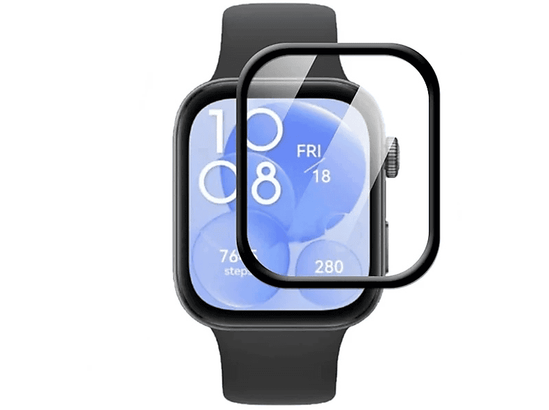 WIGENTO Plexiglas HD Schutz Folie Schutzglas (für Huawei Watch D2)