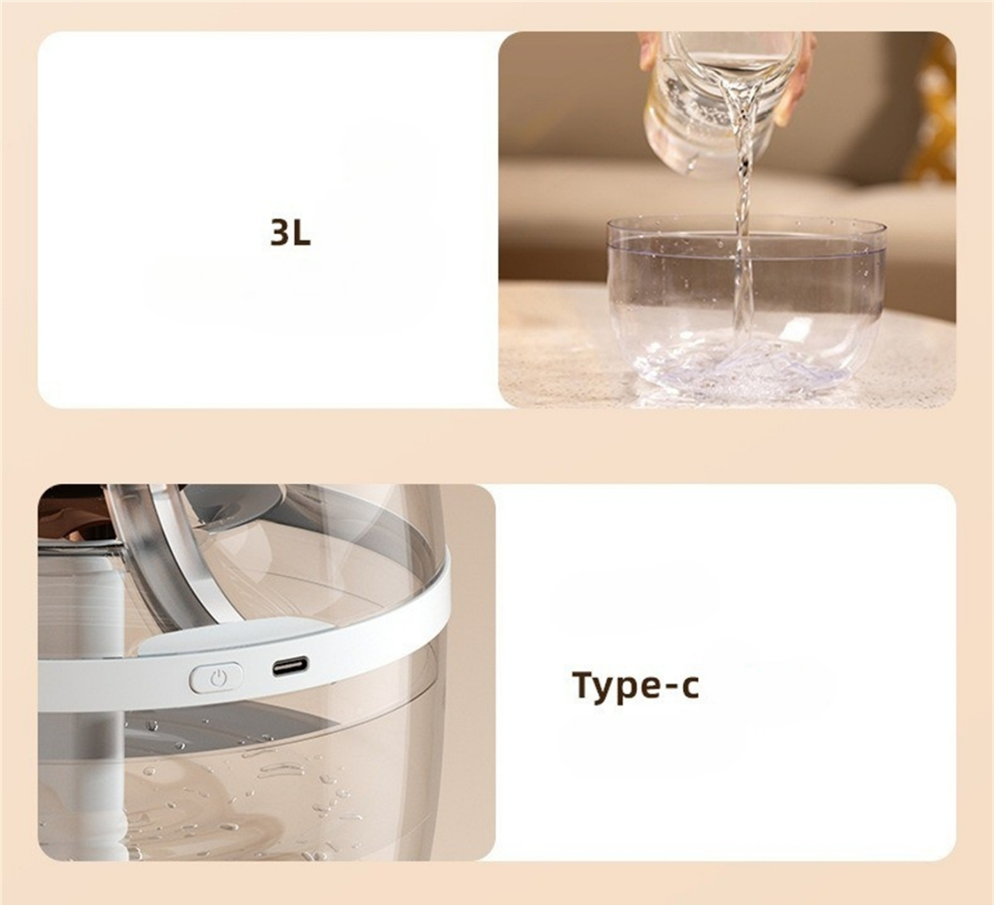 Bild mit Wasser, das in ein Glas gegossen wird, und anderen Elementen.