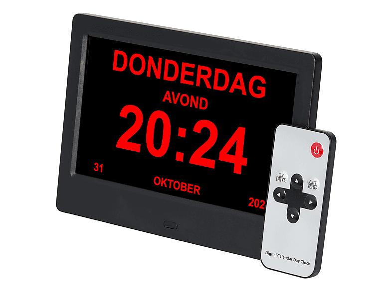 BRIXY Dementieklok - 24 Alarmfuncties Wekker