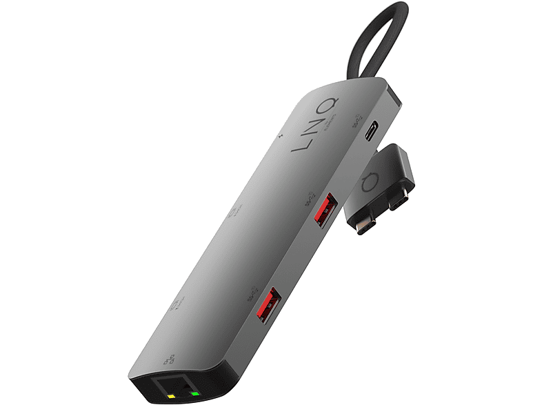 HUB USB | Ethernet D2 Pro LINQ, Gris | MediaMarkt