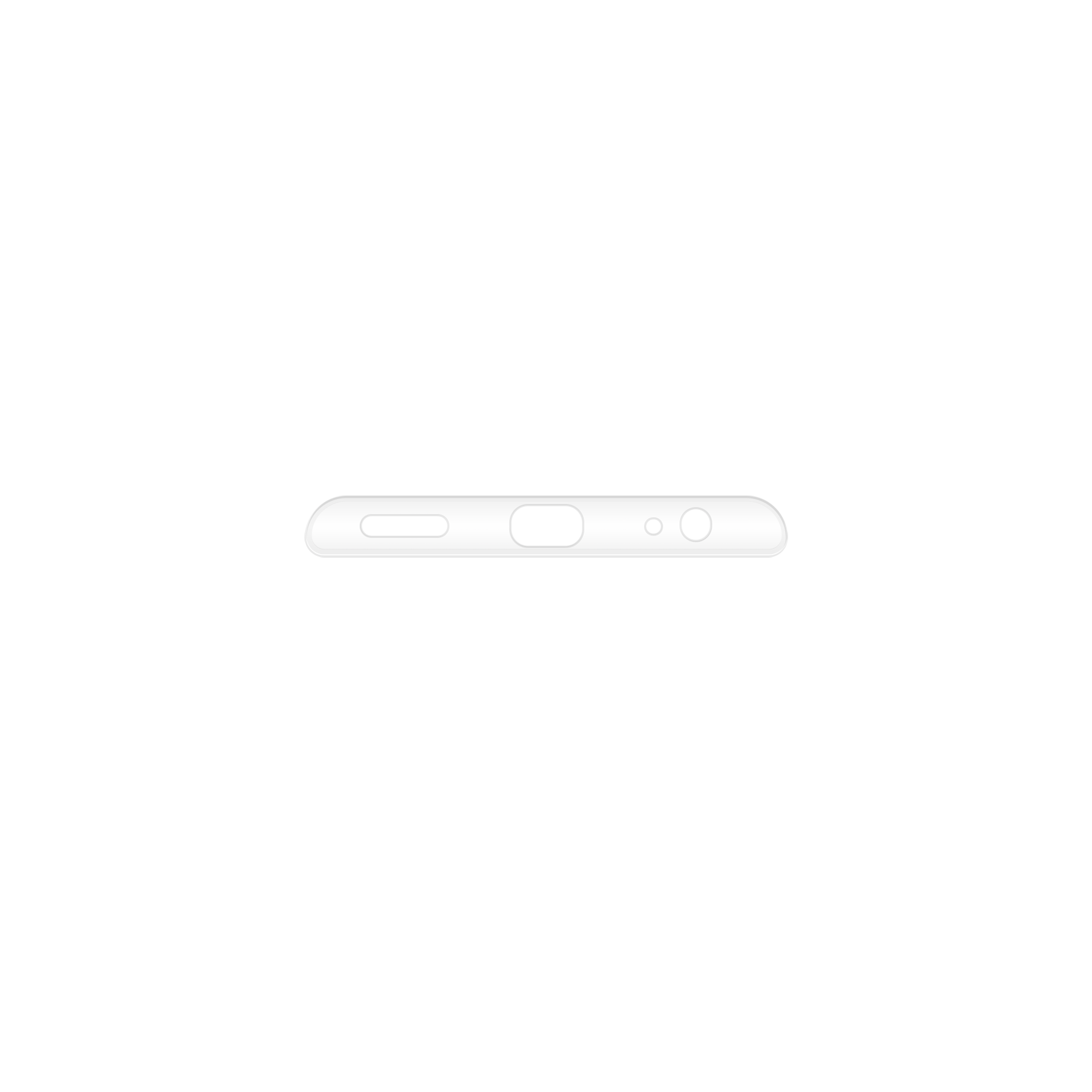 Unterseite eines Mobiltelefons mit Ladeanschluss, Lautsprecher und Mikrofonlöchern, schwarzer Hintergrund.