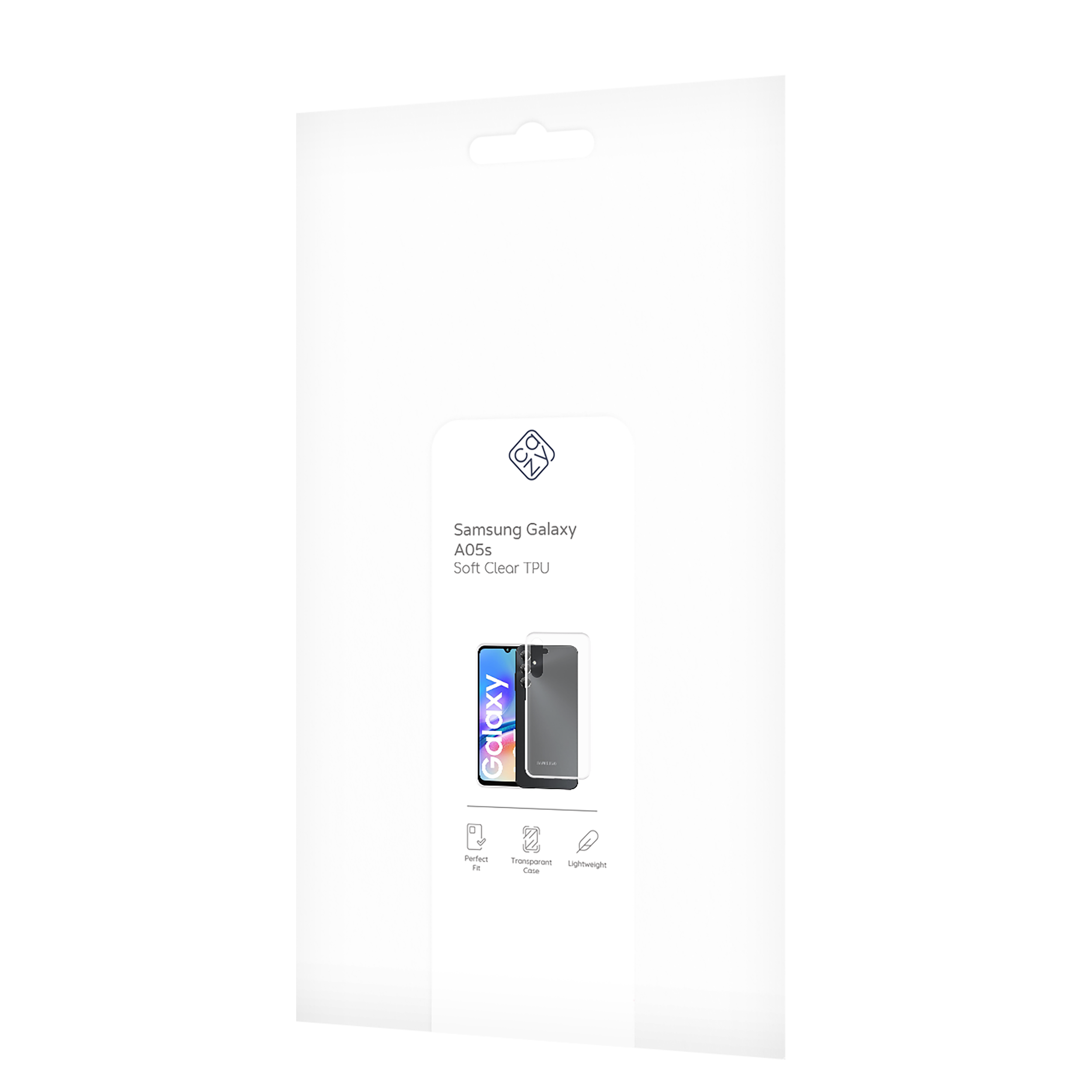 Eine Verpackung für einen Displayschutz für Telefone.
