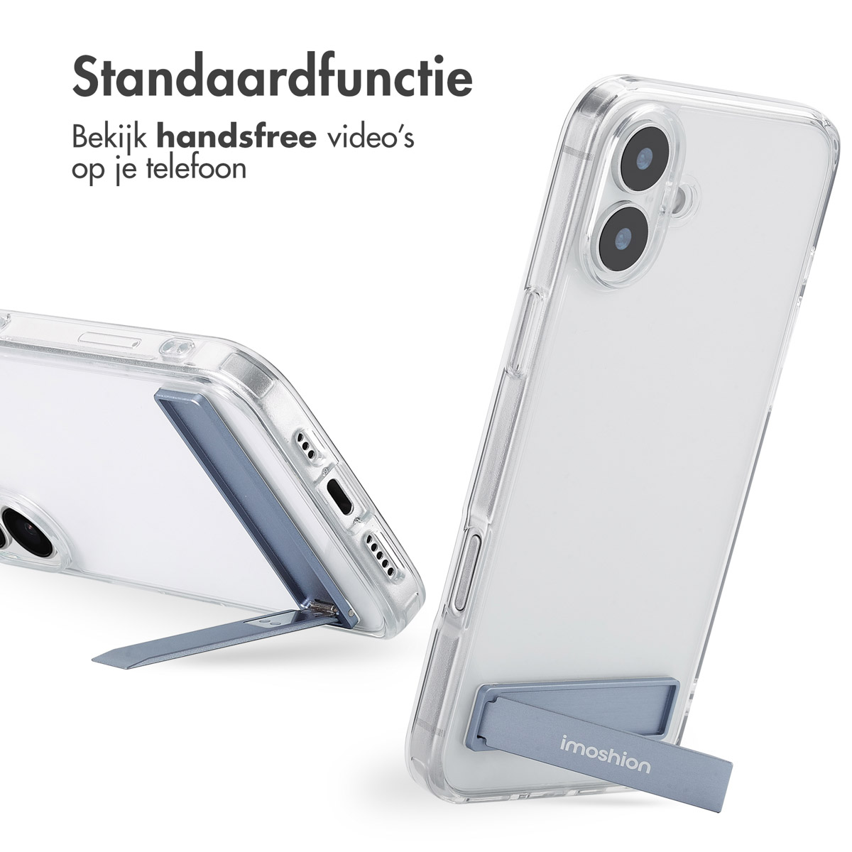 IMOSHION Transparante coque compatible avec iPhone 16 Plus Étui de Téléphone voor Apple iPhone 16 Plus Transparent