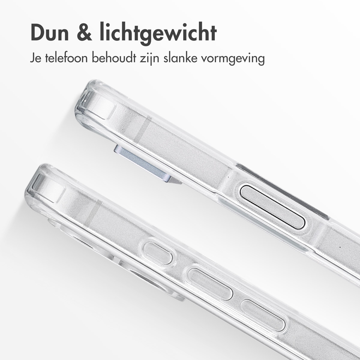 IMOSHION Transparante coque compatible avec iPhone 16 Plus Étui de Téléphone voor Apple iPhone 16 Plus Transparent