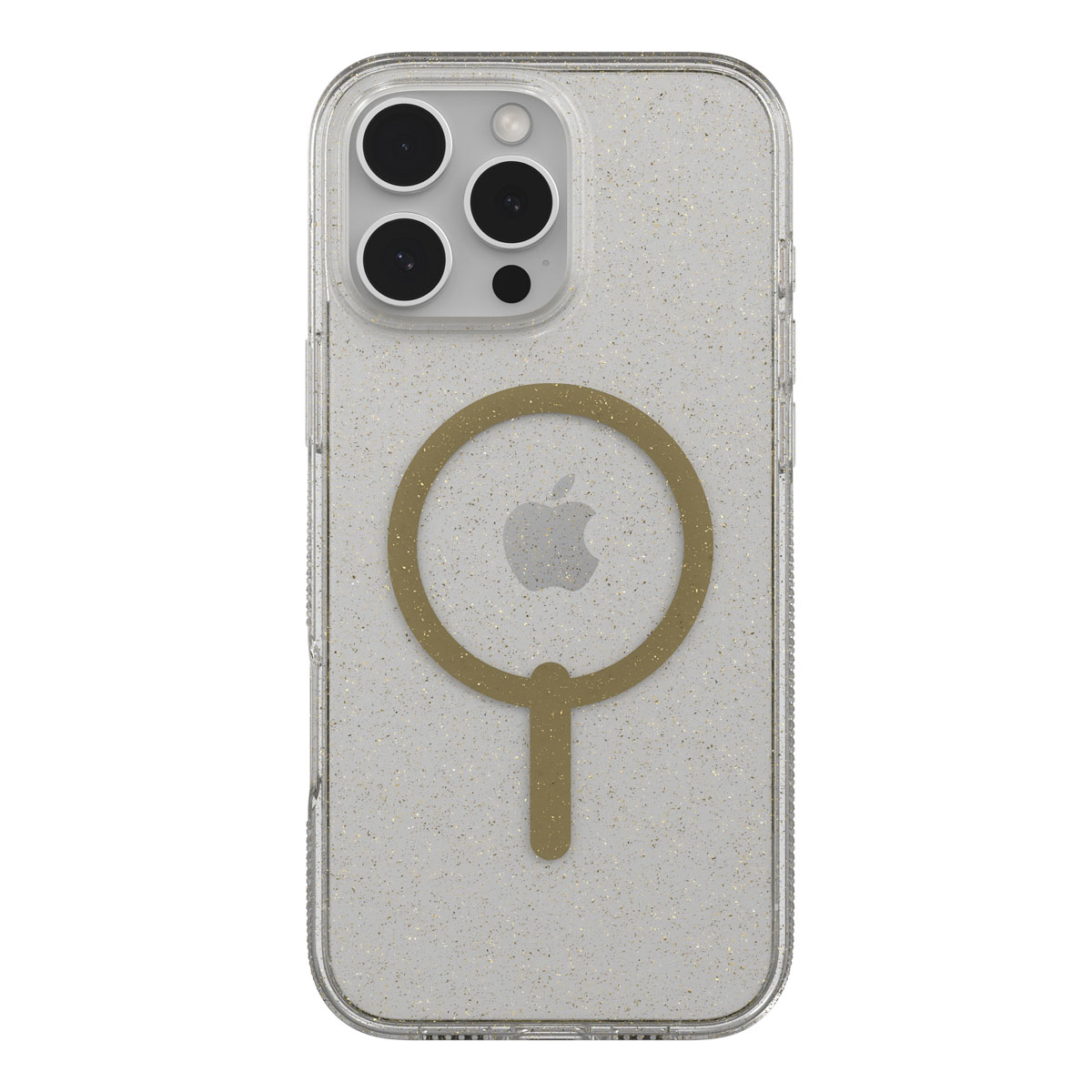 ZAGG Milan Snap Custodia per Apple iPhone 16 Pro Max, Trasparente, Oro