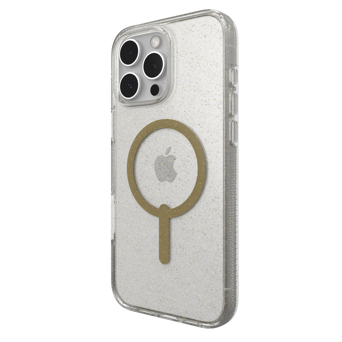 ZAGG Milan Snap Custodia per Apple iPhone 16 Pro Max, Trasparente, Oro