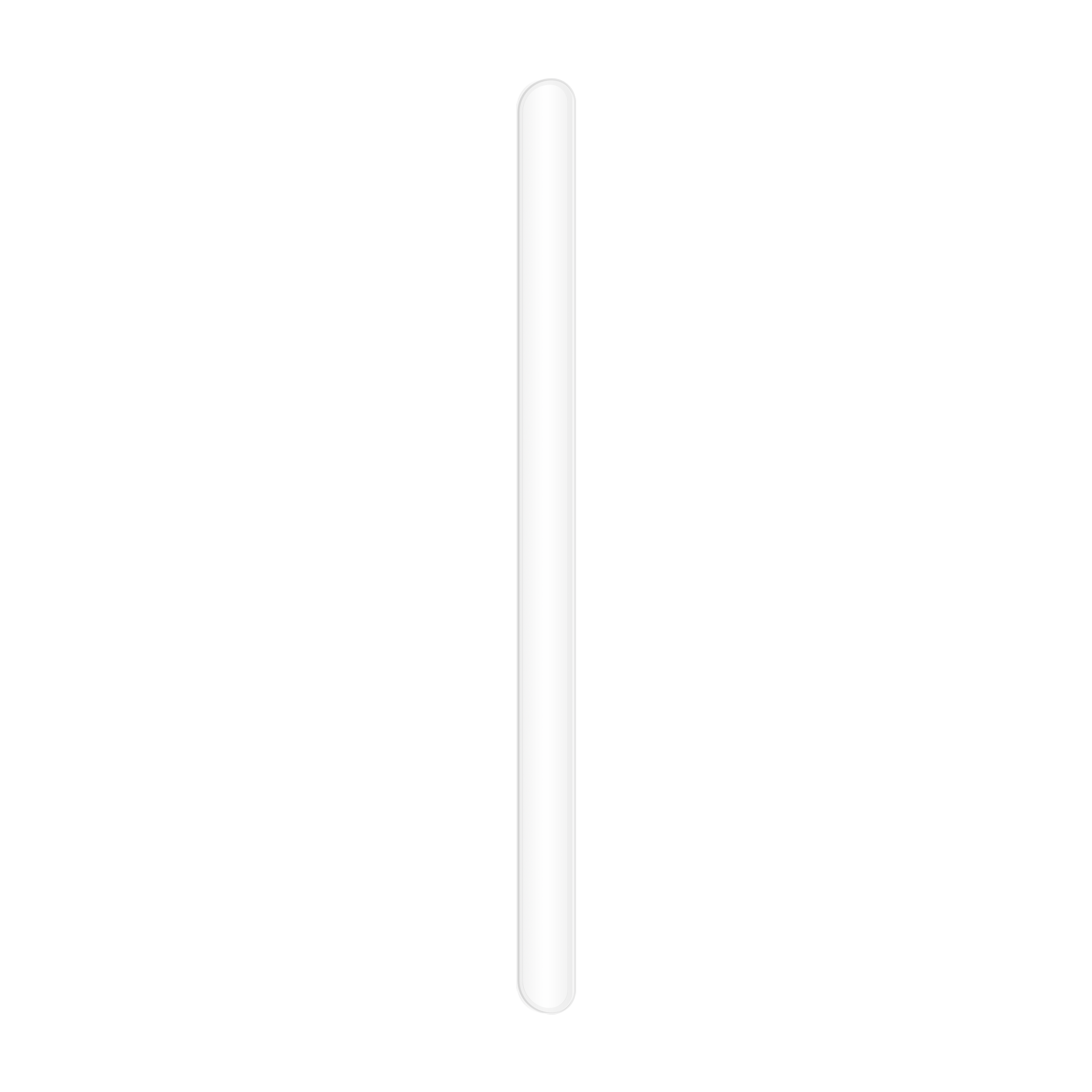 Ein weißer Stift steht vor schwarzem Hintergrund, ein einfaches und elegantes Design.
