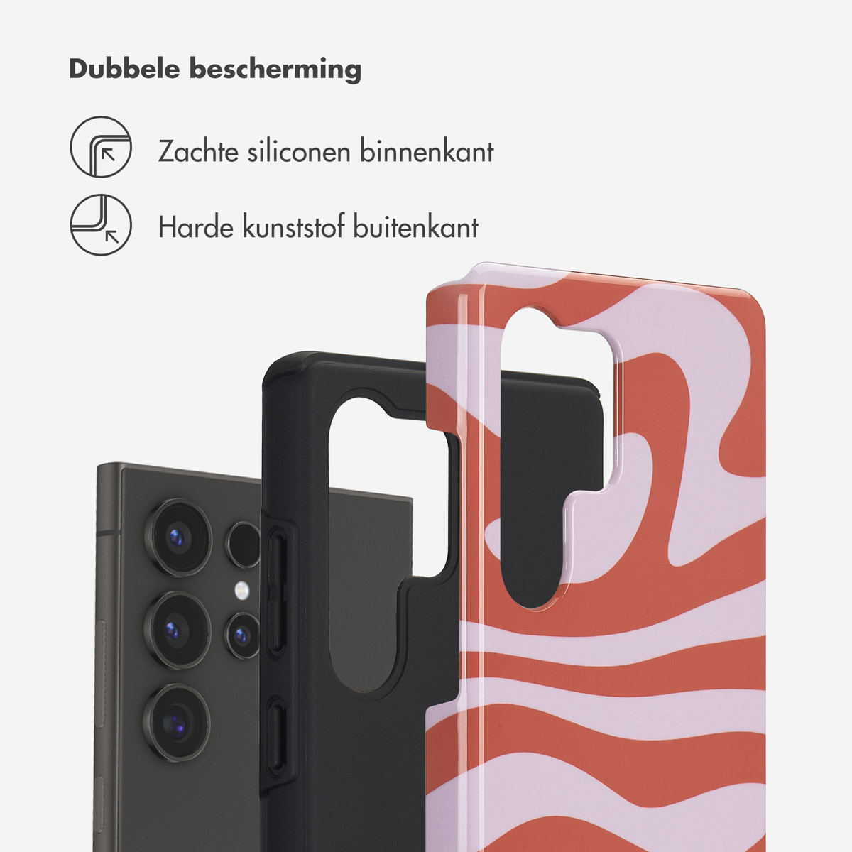 SELENCIA Vivid Backcover - Geschikt voor Samsung Galaxy S25 Ultra - Telefoonhoesje voor Samsung Samsung Galaxy S25 Ultra Meerkleurig