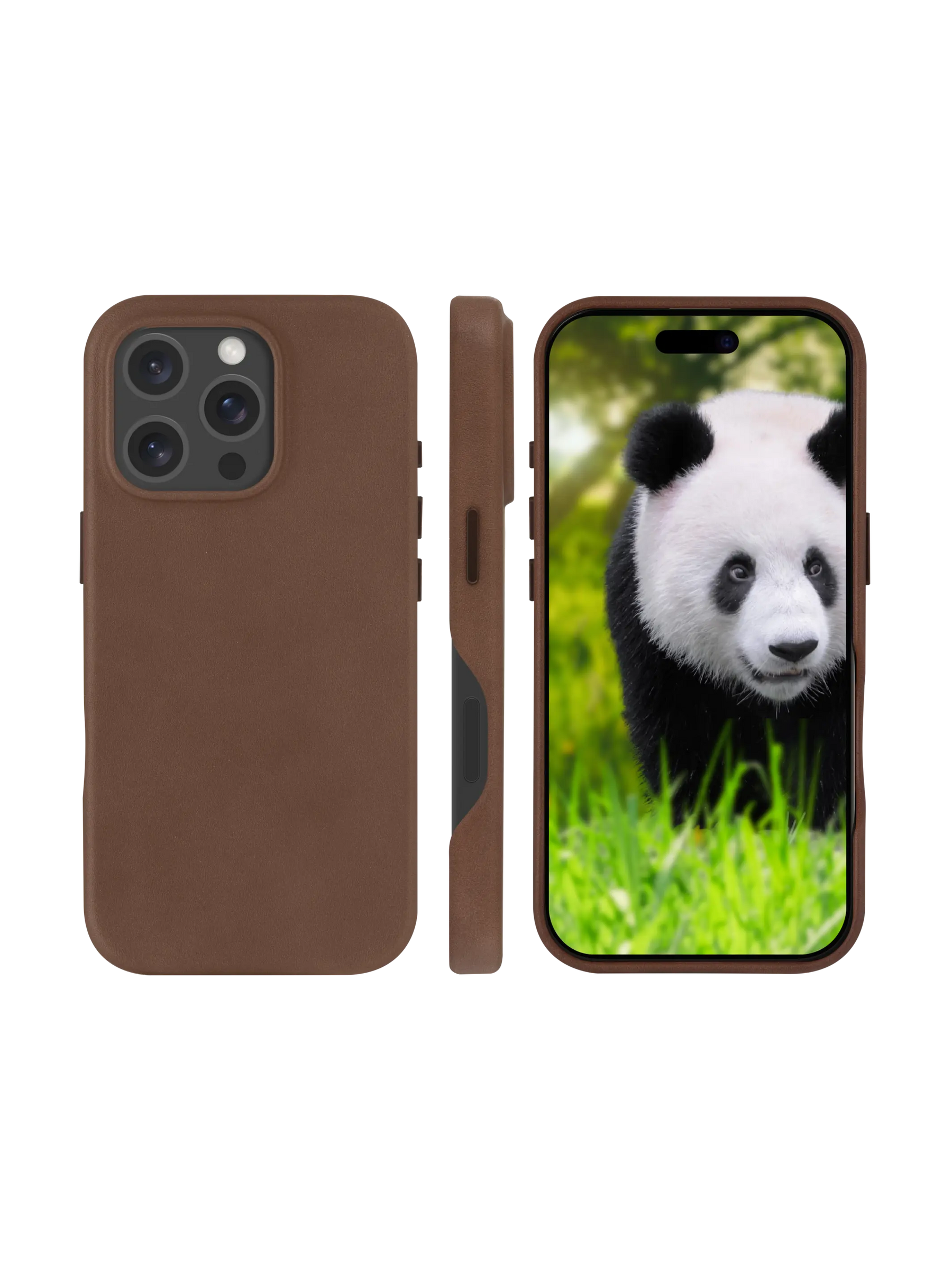 DBRAMANTE1928 Roskilde Custodia per cellulare per Apple iPhone 16 Pro, Marrone chiaro