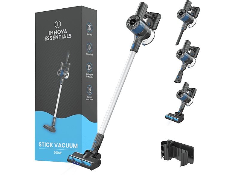 INNOVA ESSENTIALS PowerVac Stielsauger, Akkubetrieb, 250 Watt | MediaMarkt