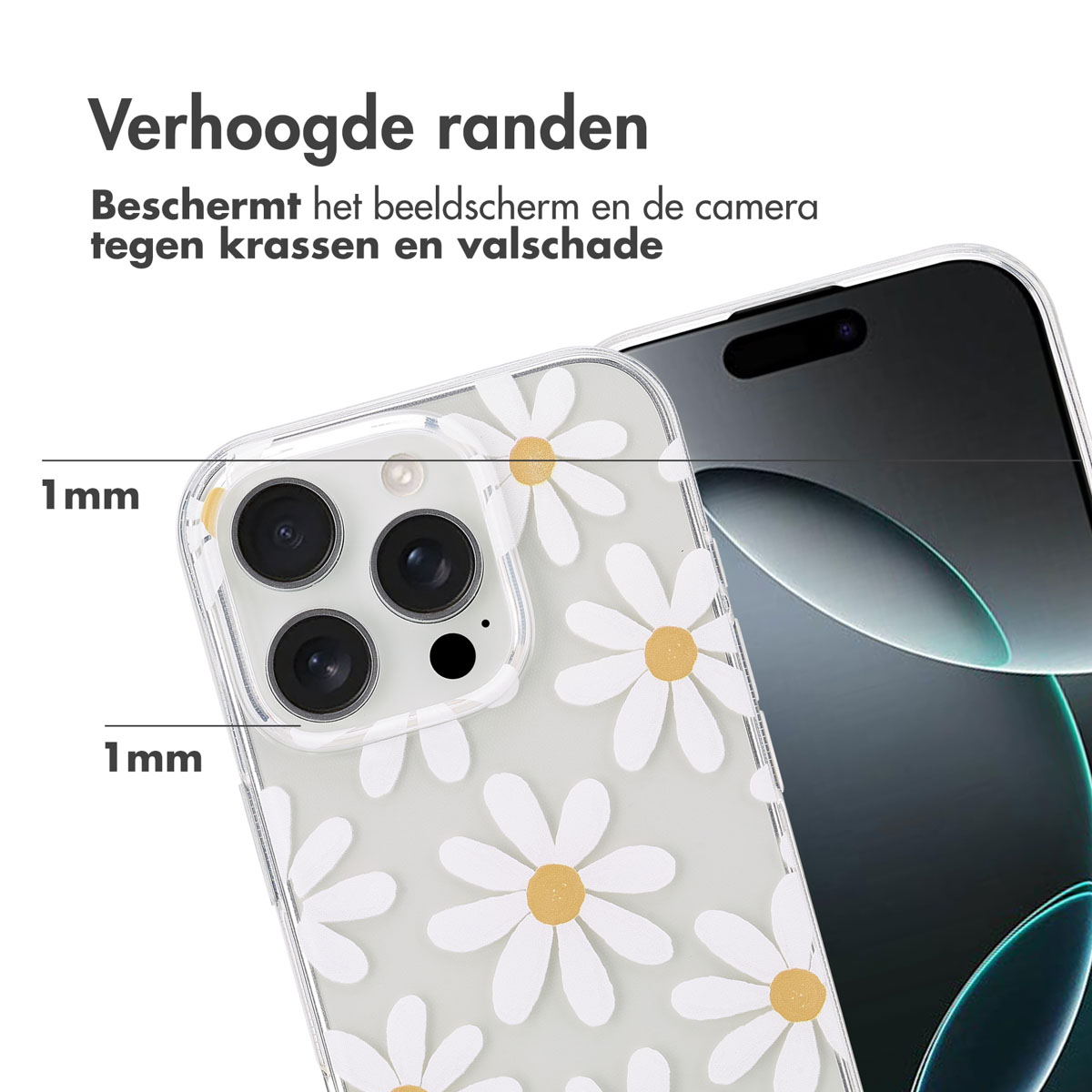 IMOSHION Coque arrière compatible avec iPhone 16 Pro Étui de Téléphone voor Apple iPhone 16 Pro Multicolore