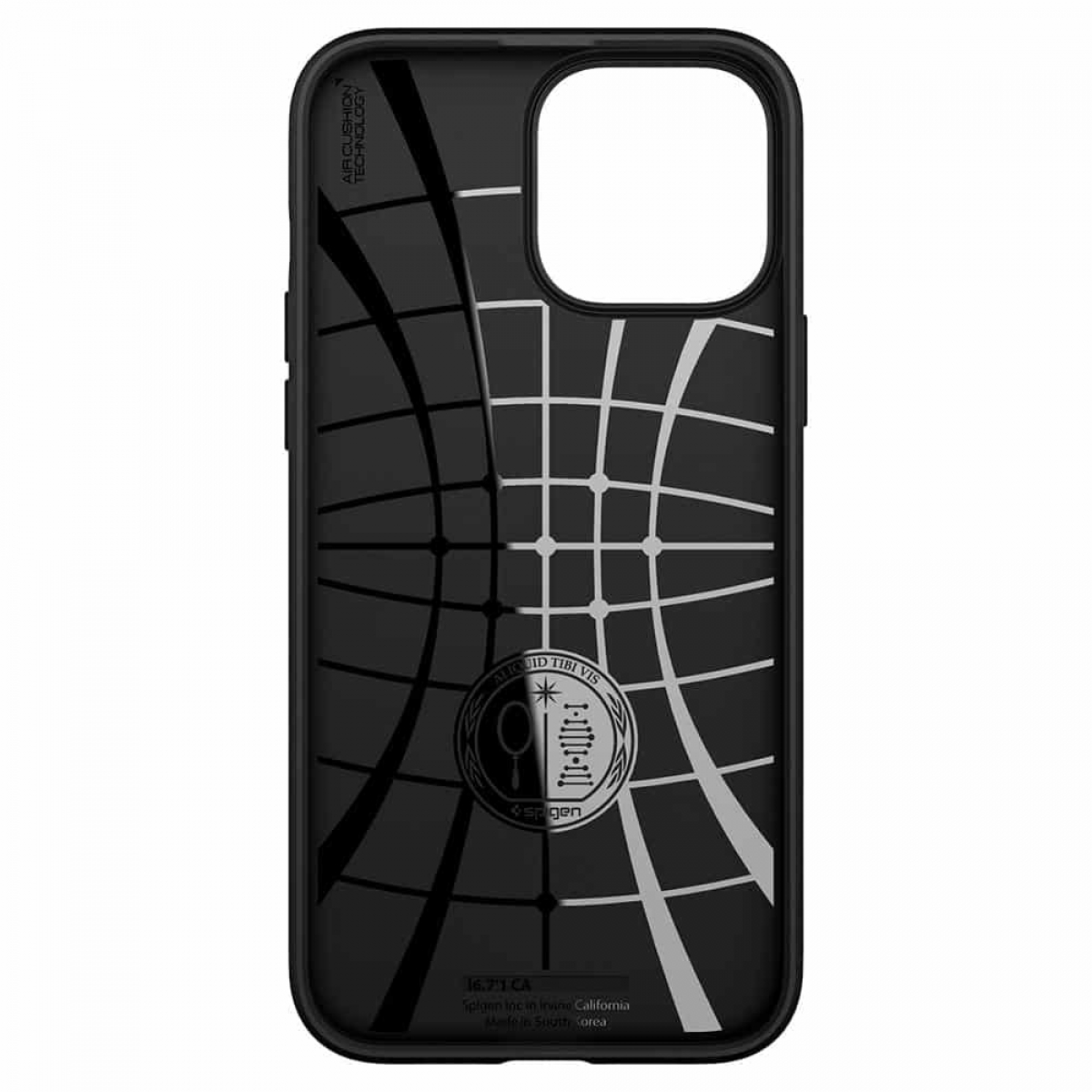 Schwarze Handyhülle mit Design, zeigt einen modernen Stil.