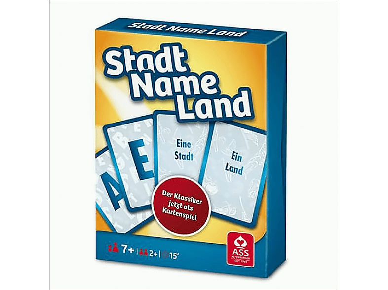 ASS Altenburger Stadt, Name, Land – Familienspiel Ab 7 Jahren | 110 Karten Für 2-6 Spieler