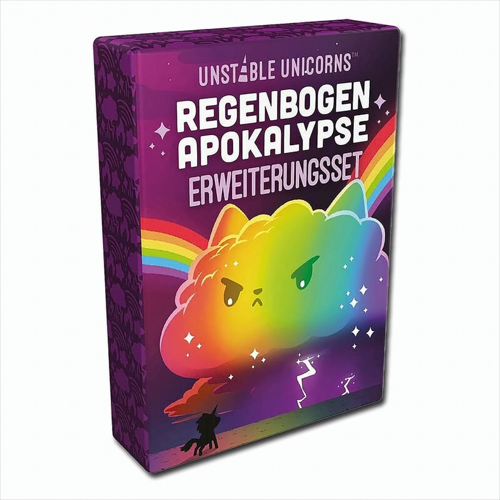Box-Art für Unstable Unicorns: Regenbogen-Apokalypse Erweiterungsset.