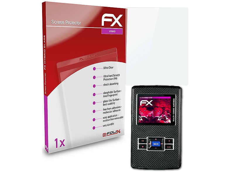atFoliX 3x Displayschutzfolie für IRiver Astell&Kern AK KANN Schutzfolie klar
