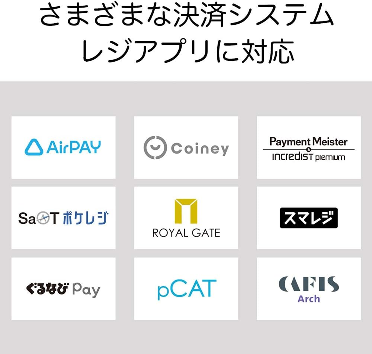 Logos of payment systems on a white background.