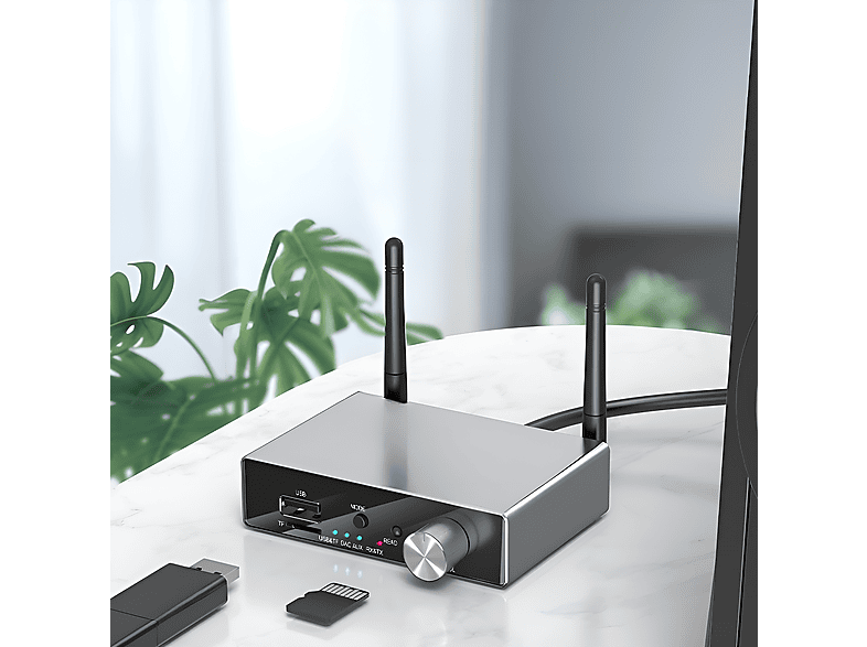 RUIZHI Bluetooth 5.3 Adapter – 2-in-1 Zender & Ontvanger, Met AptX HD, Low Latency, LCD-display, Voor Tv, Pc, Stereo En Meer