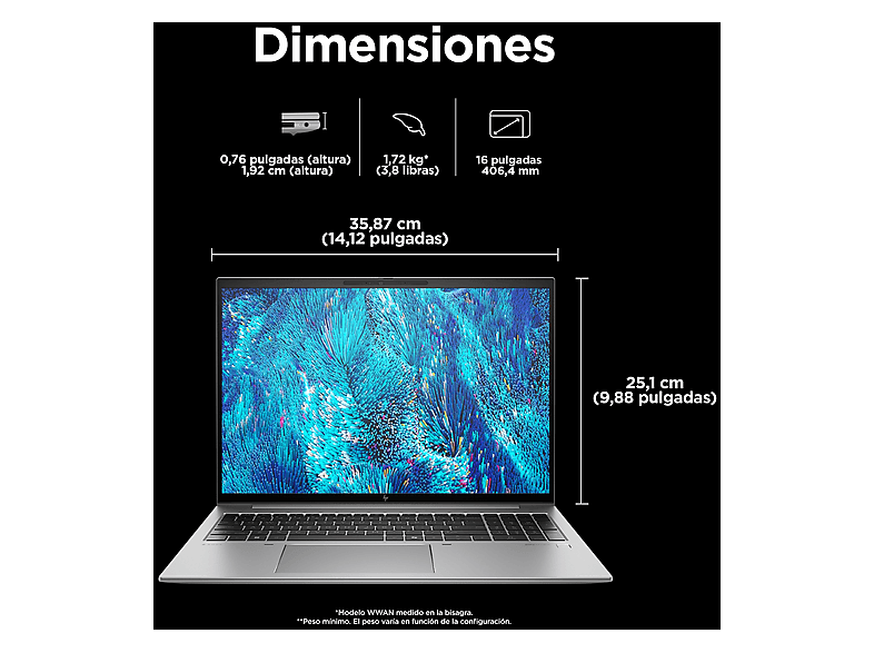 Portátil | HP ZBook Firefly 16 G11, 16 