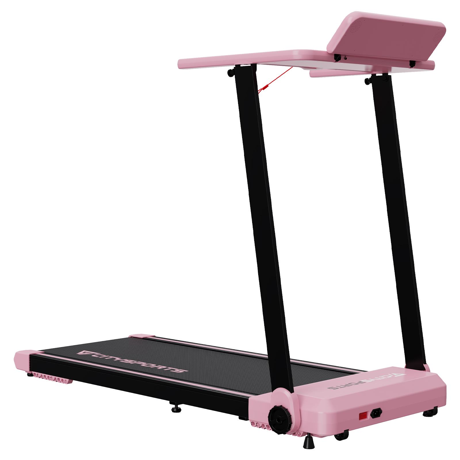 HBTower Tapis Roulant Piega 3 In 1 Walking Pad – 2,5 CV, 1-6 Km/h, Con Telecomando E Display LED, Per Casa E Ufficio, Silenzioso