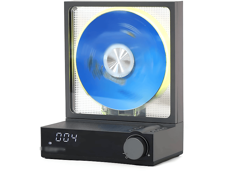 Retro CDPlayer mit Bluetooth Farbwechselnden LEDLichtern und Hochwertiger Klangqualität