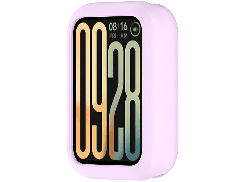 WIGENTO Silikon Gehäuse Hülle Watch Schutz Hülle (für Xiaomi Smart Band 9 Pro)