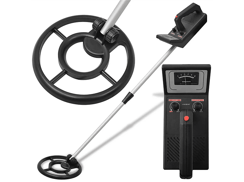 KITTECH Metalldetektor mit DISC-Funktion, Wasserdichte Suchspule