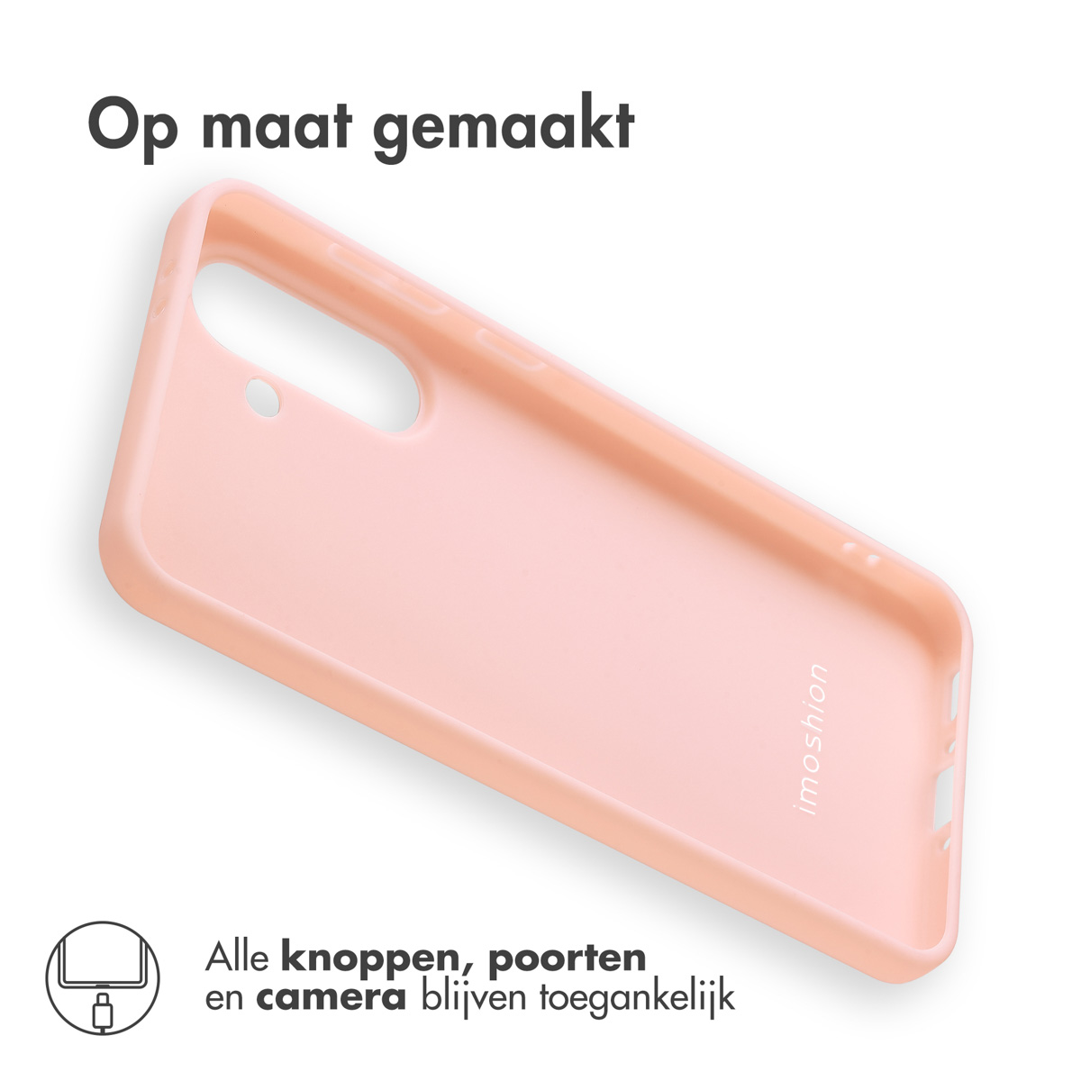IMOSHION Color Backcover - Geschikt voor Samsung Galaxy A36 - Telefoonhoesje voor Samsung Samsung Galaxy A36 Lichtroze