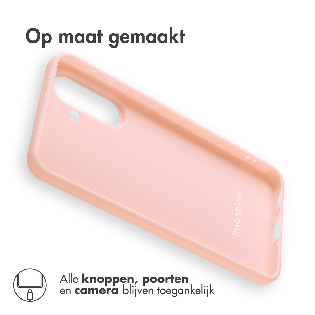 IMOSHION Coque colorée compatible avec Samsung Galaxy A56 (5G) Étui de Téléphone voor Samsung Samsung Galaxy A56 (5G) Rose clair