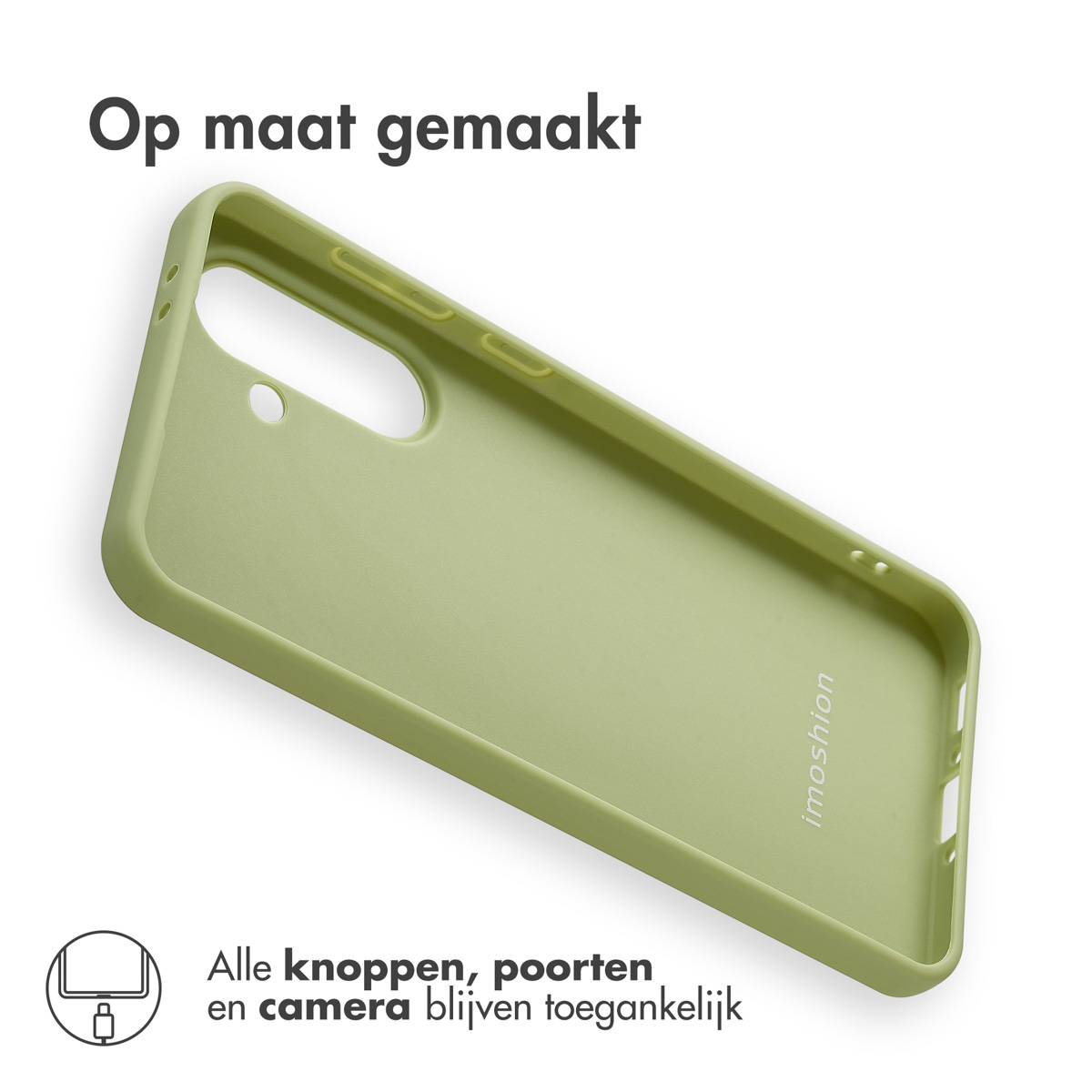 IMOSHION Color Backcover - Geschikt voor Samsung Galaxy A36 - Telefoonhoesje voor Samsung Samsung Galaxy A36 Groen