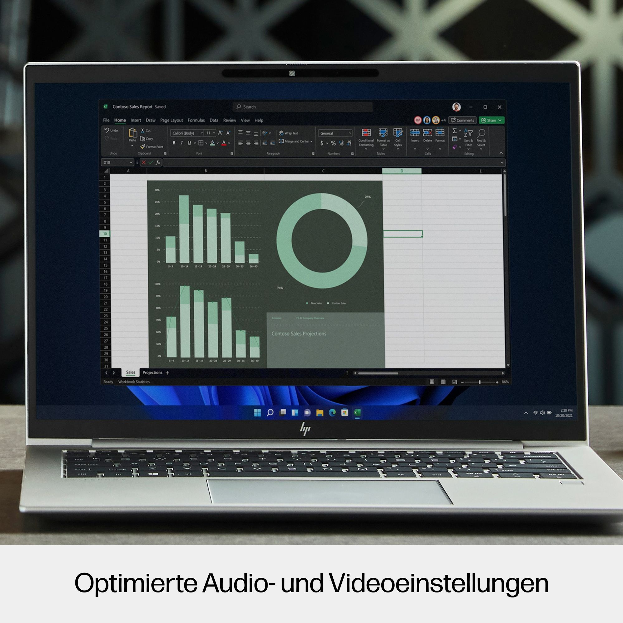 Ekran laptopa z arkuszem kalkulacyjnym; tekst poniżej.
