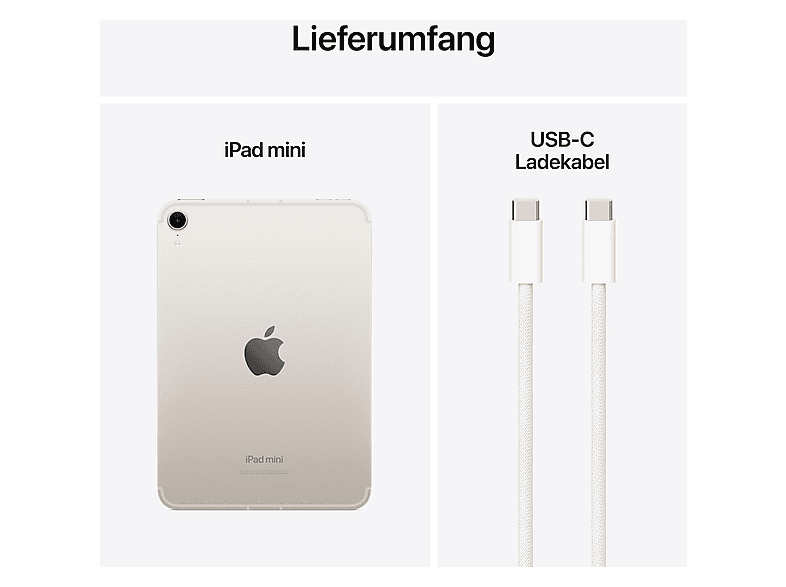 APPLE iPad mini 2024 | 128 GB - Wit - 7th Generation | MediaMarkt