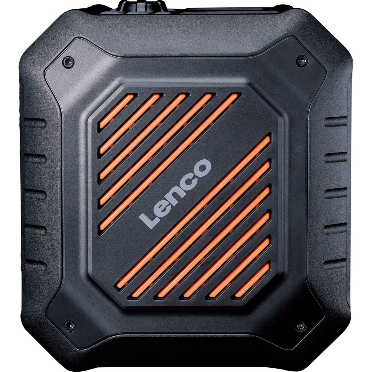 Radio LENCO ODR-160GY Czarny, Pomarańczowy